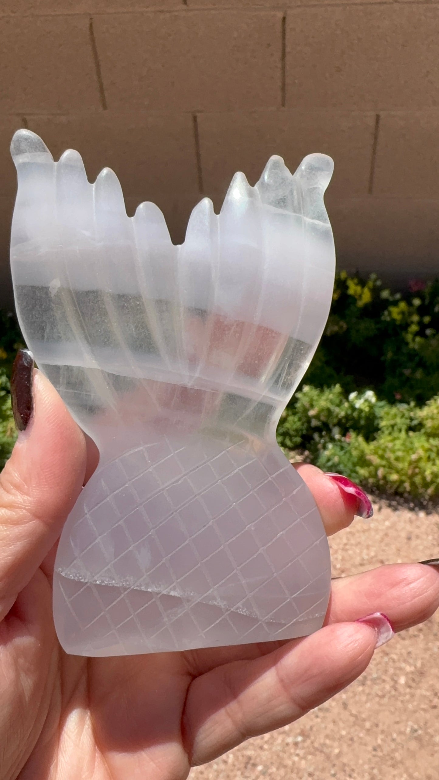 Lavender Fluorite Mermaid Tail