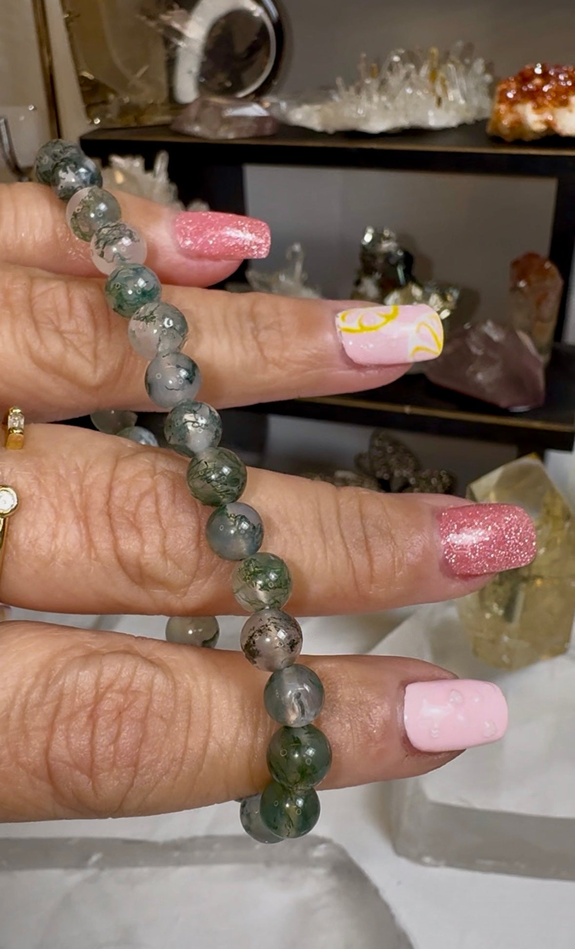 Moss Agate Bracelet