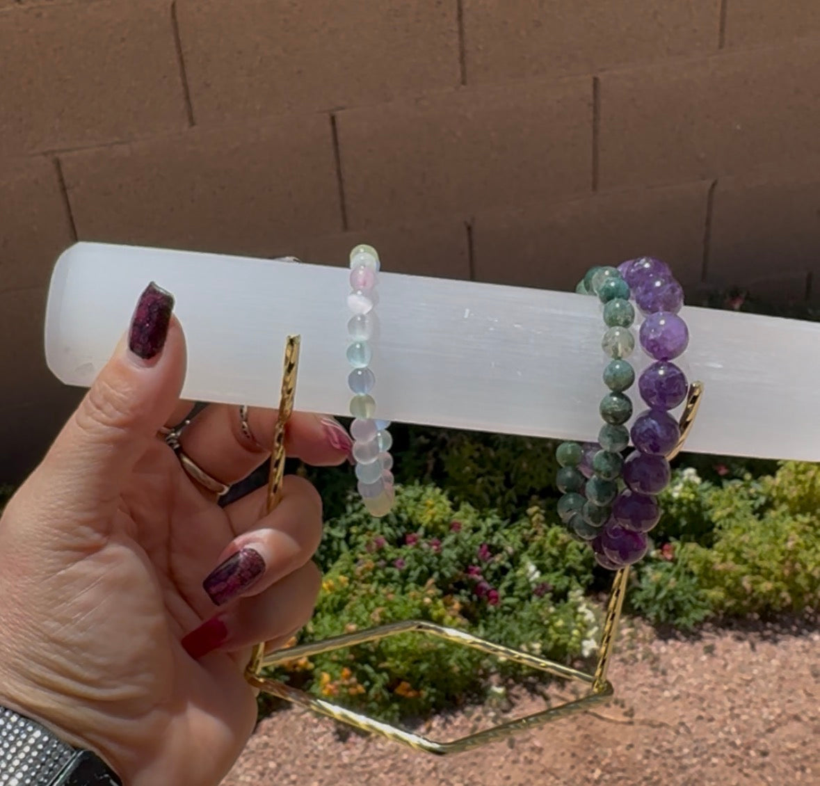Selenite Bracelet Holder