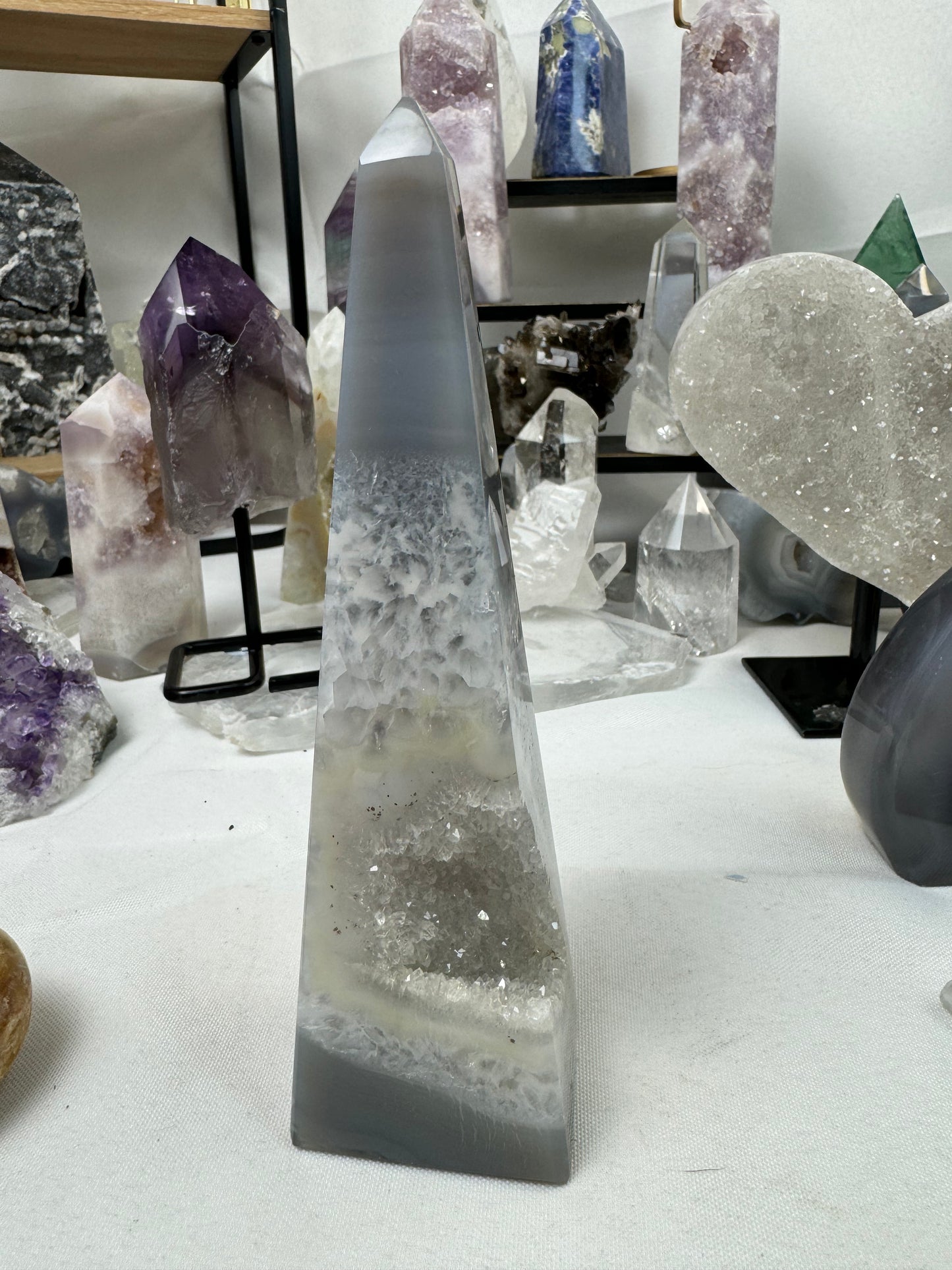 Agate Oblesk Crystal