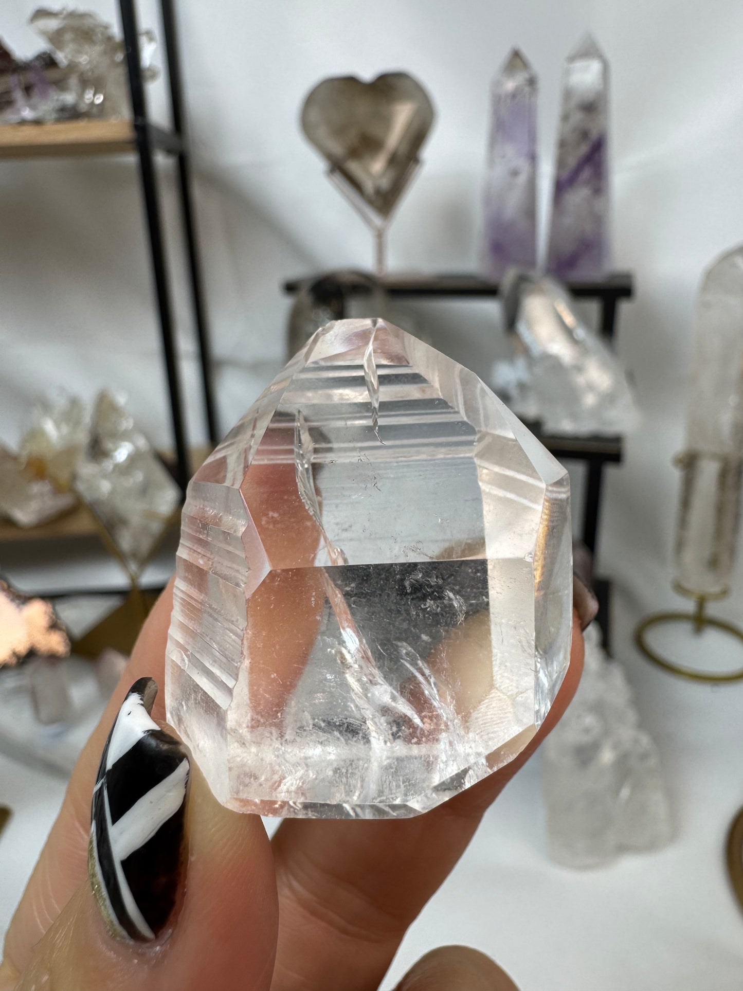 Lemurian Quartz Crystal tower