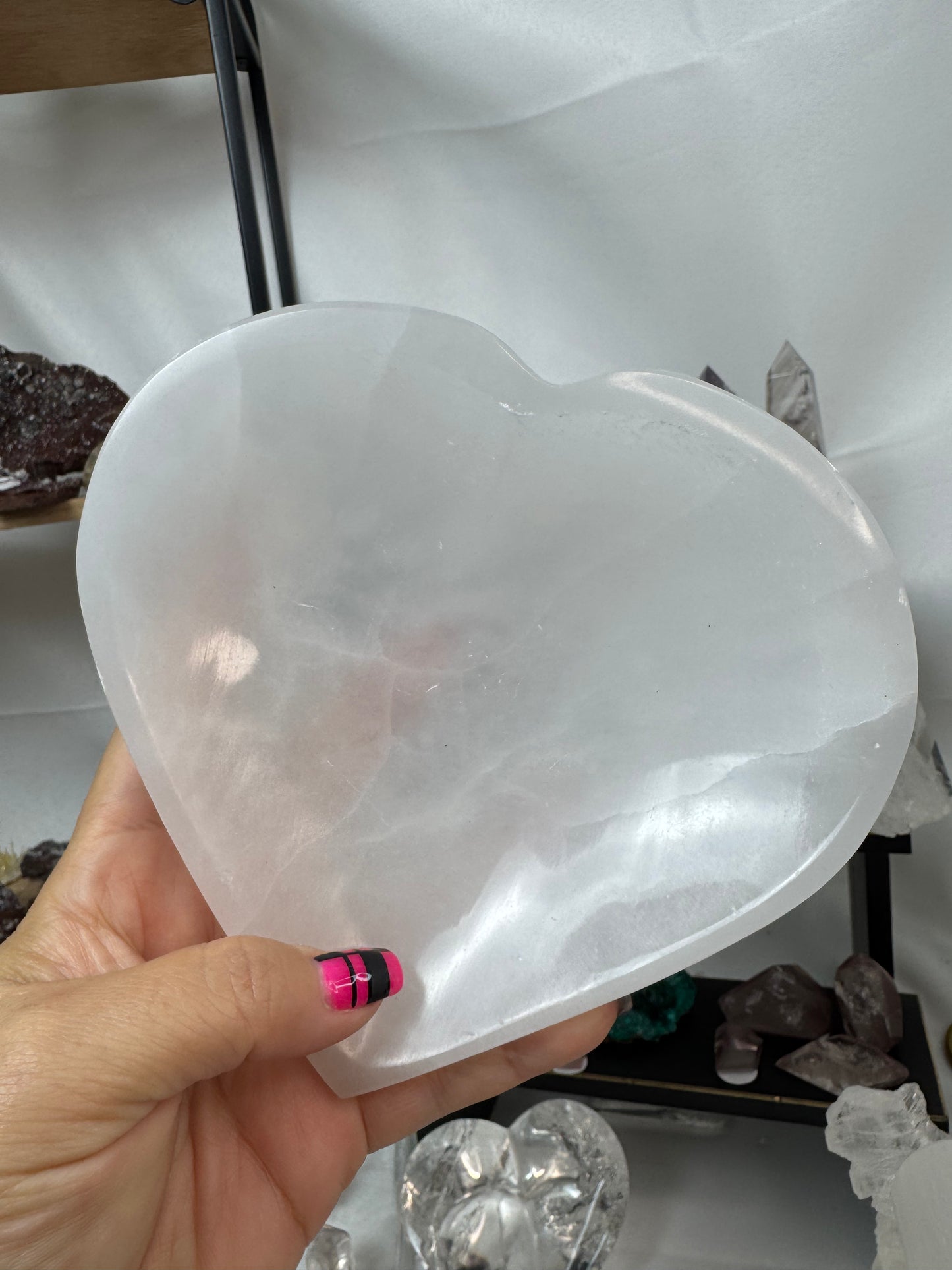 Heart Selenite Bowl
