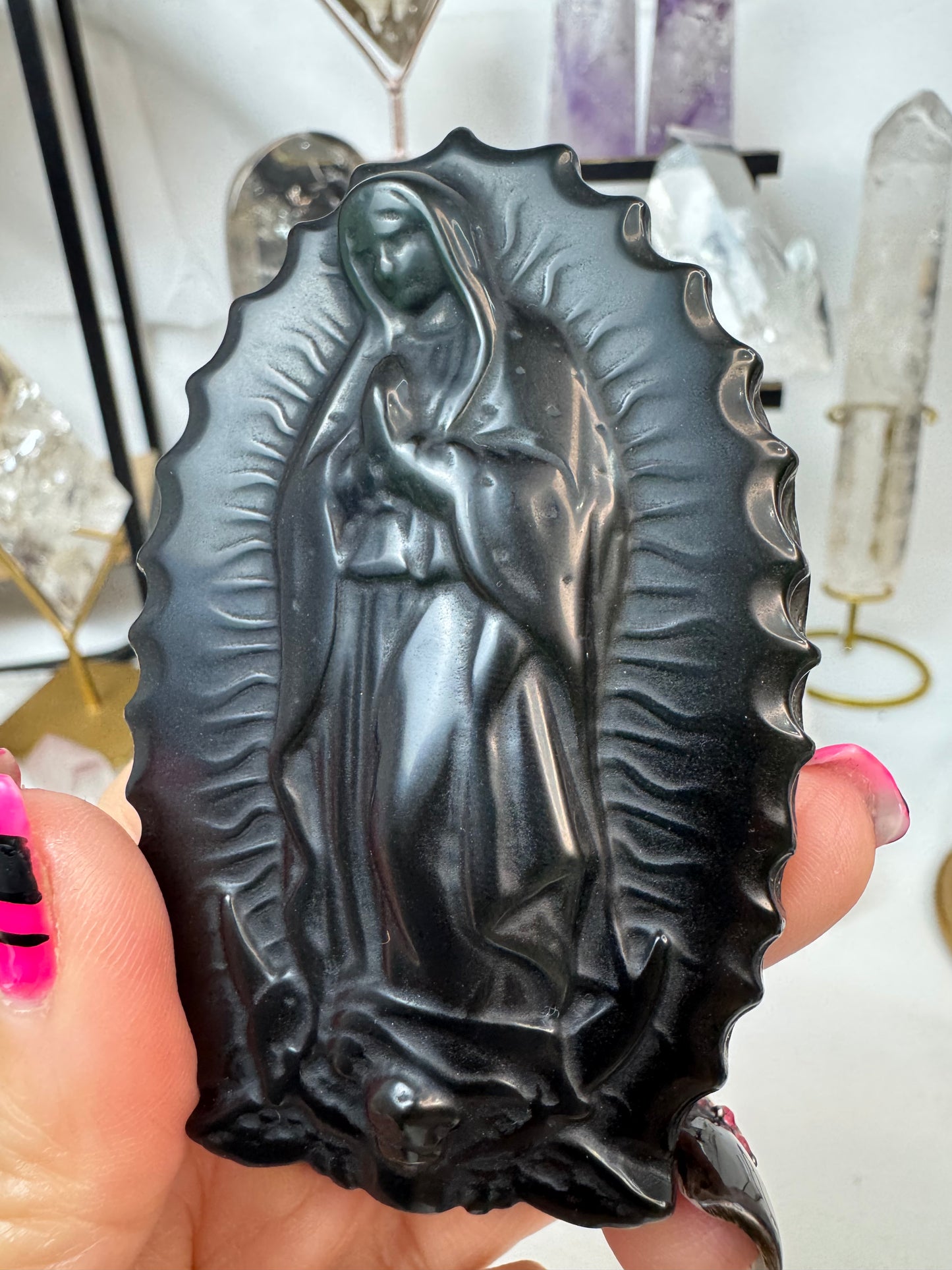 Rainbow Obsidian Mary
