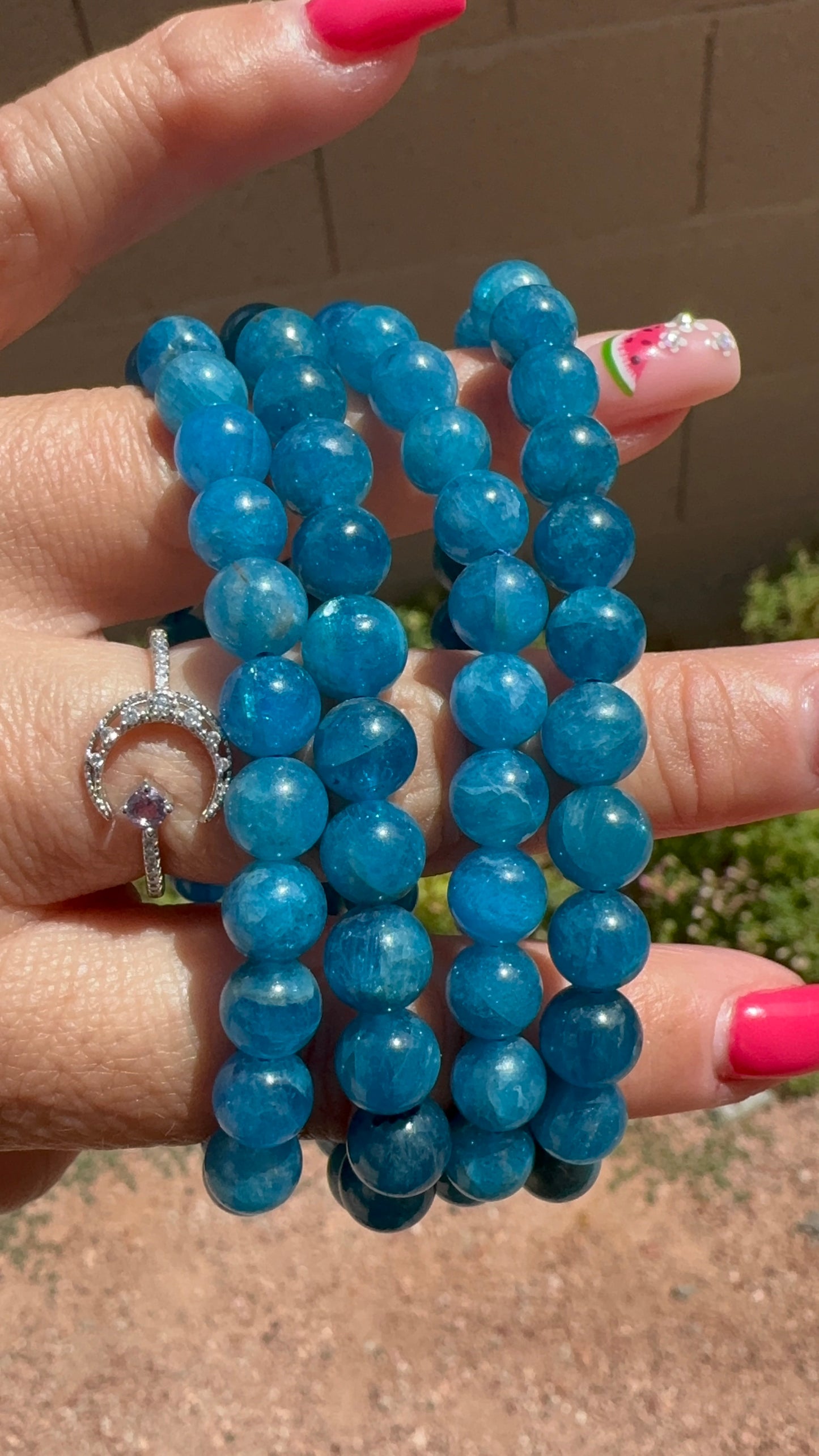 Blue Apatite Bracelet