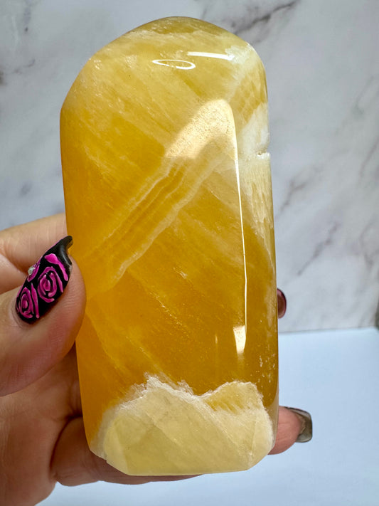 Honeycomb Calcite Crystal Tower