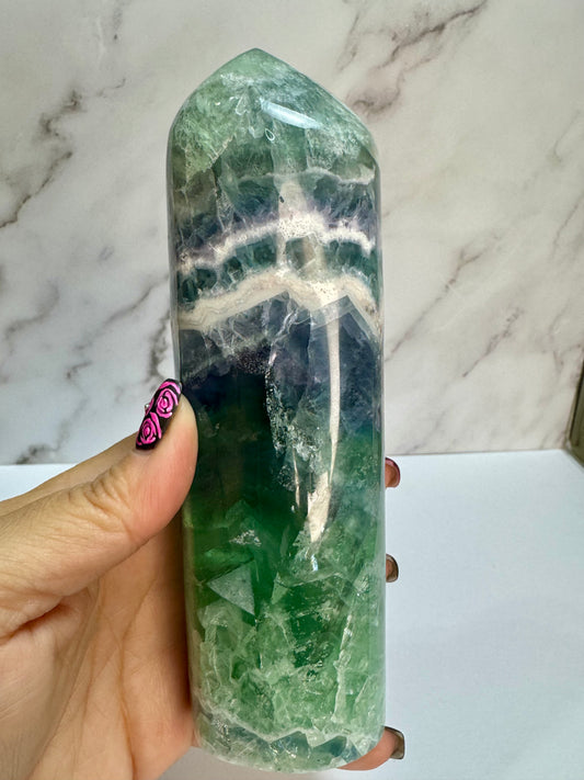 Durango Fluorite Crystal Tower