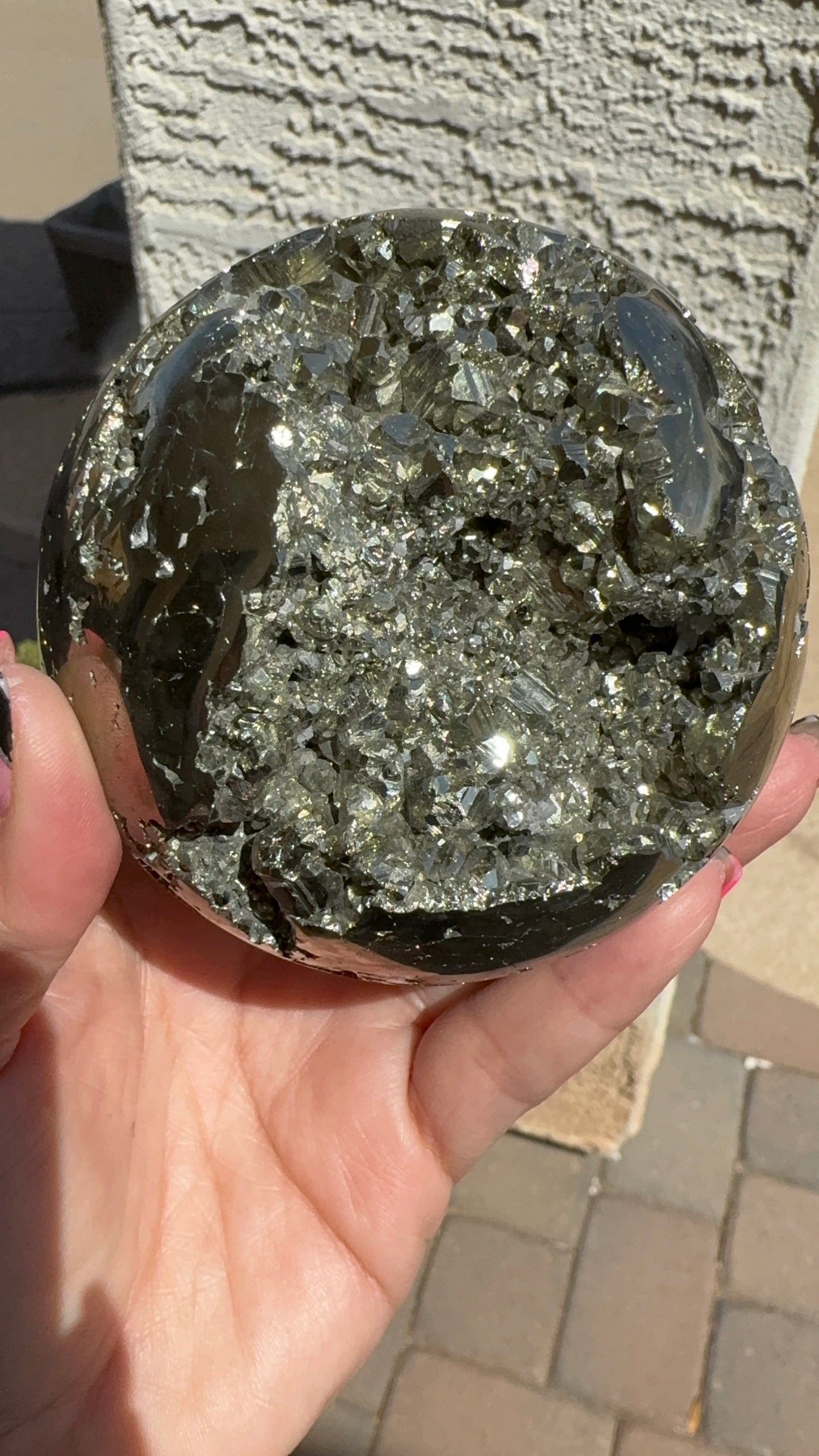 Giant Pyrite Sphere