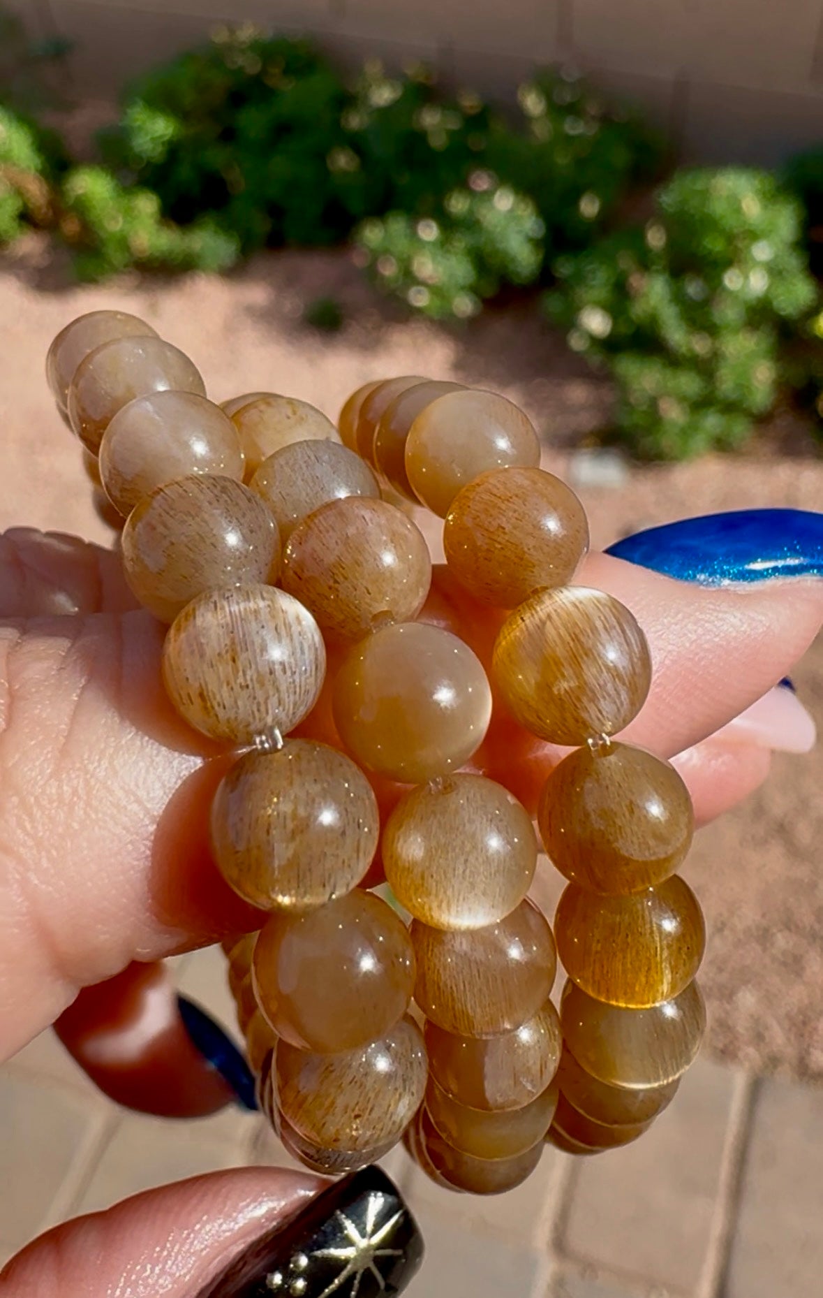Gold Moonstone Bracelet