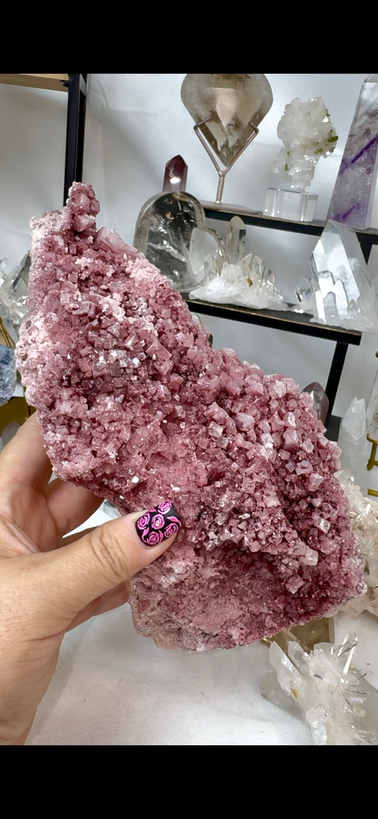 Pink Halite Crystal