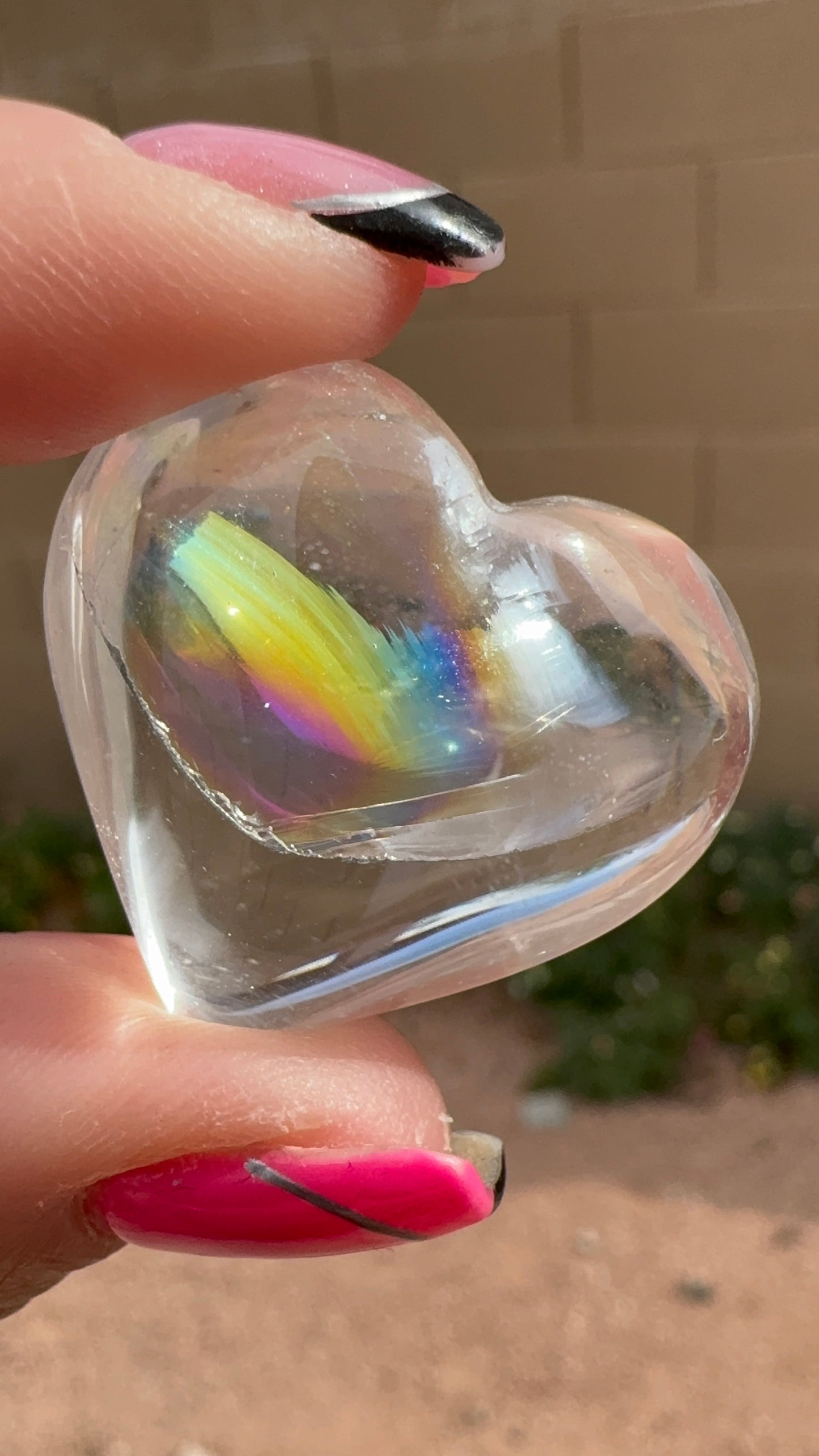 Clear Quartz Heart