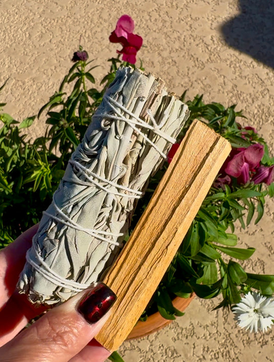 White Sage and Palo Santo