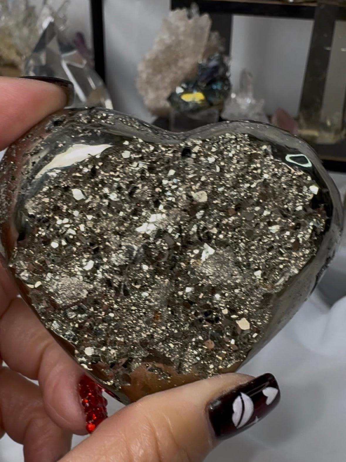 Large Pyrite Heart