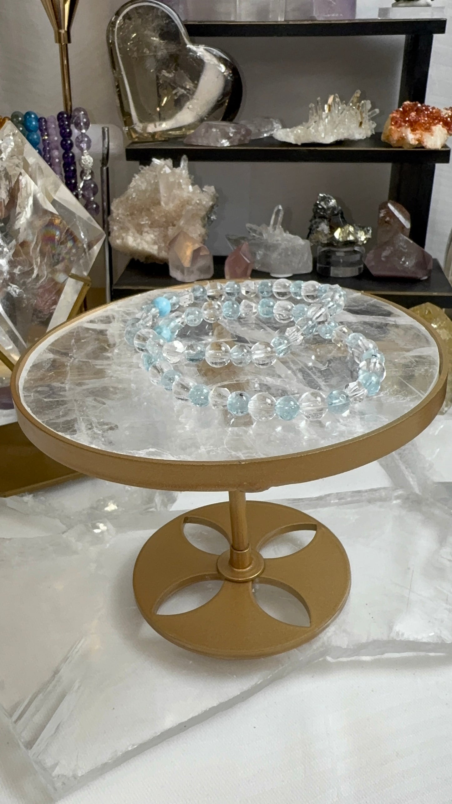 Selenite Spinning Tray
