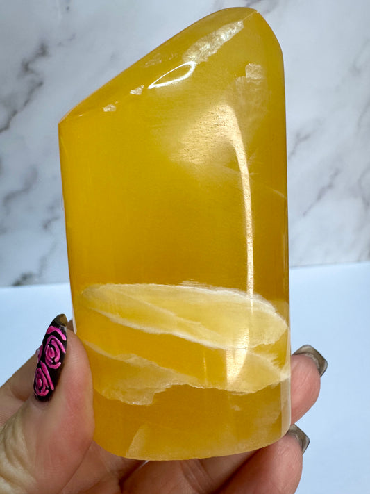 Honeycomb Calcite Crystal Tower