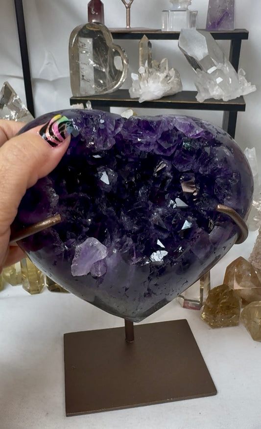 Amethyst Heart