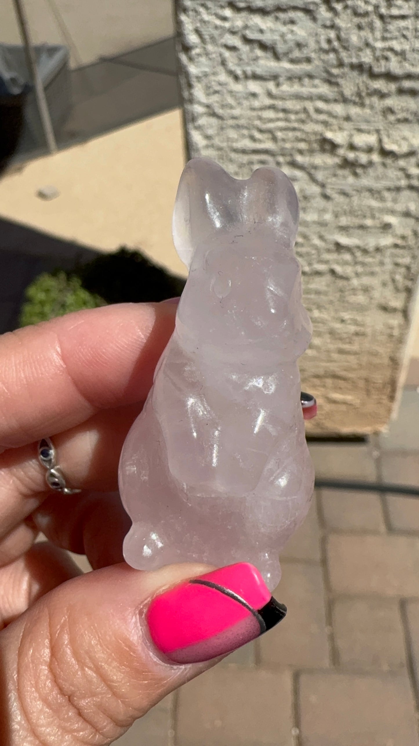 Rose Quartz Bunny