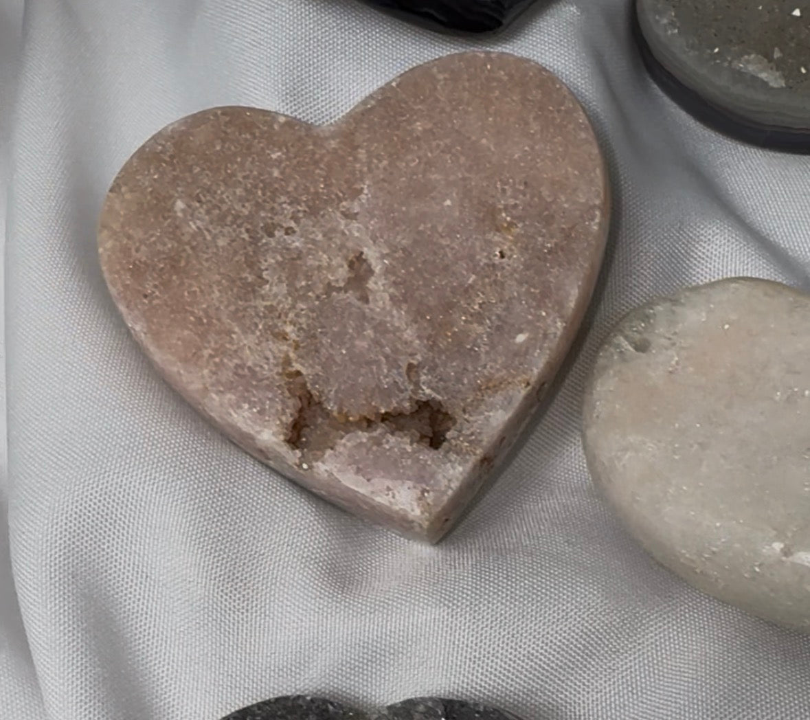Pink Amethyst Heart
