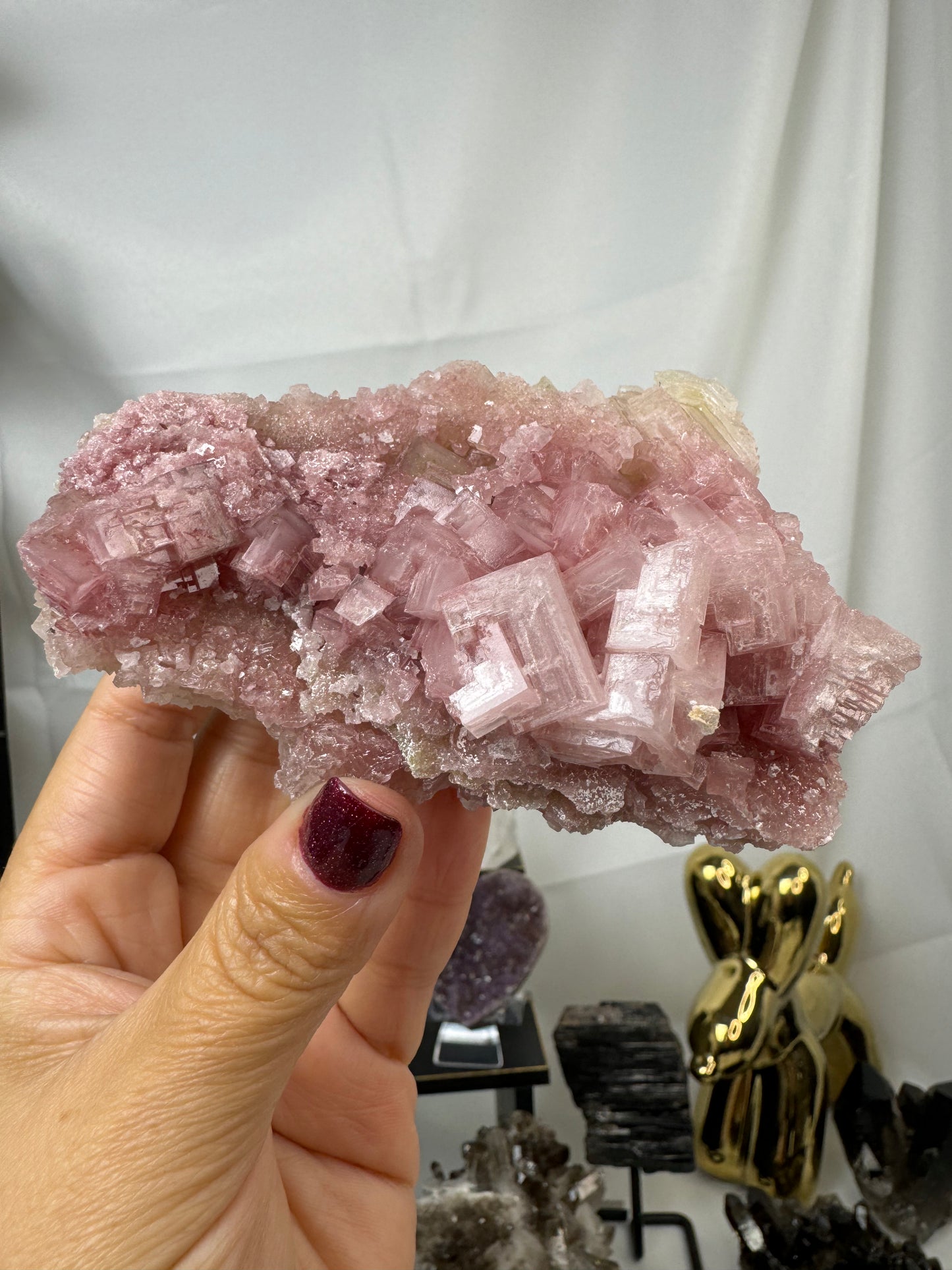 Pink Halite Crystal