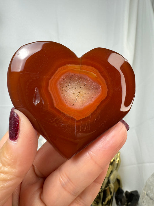 Carnelian Heart Crystal