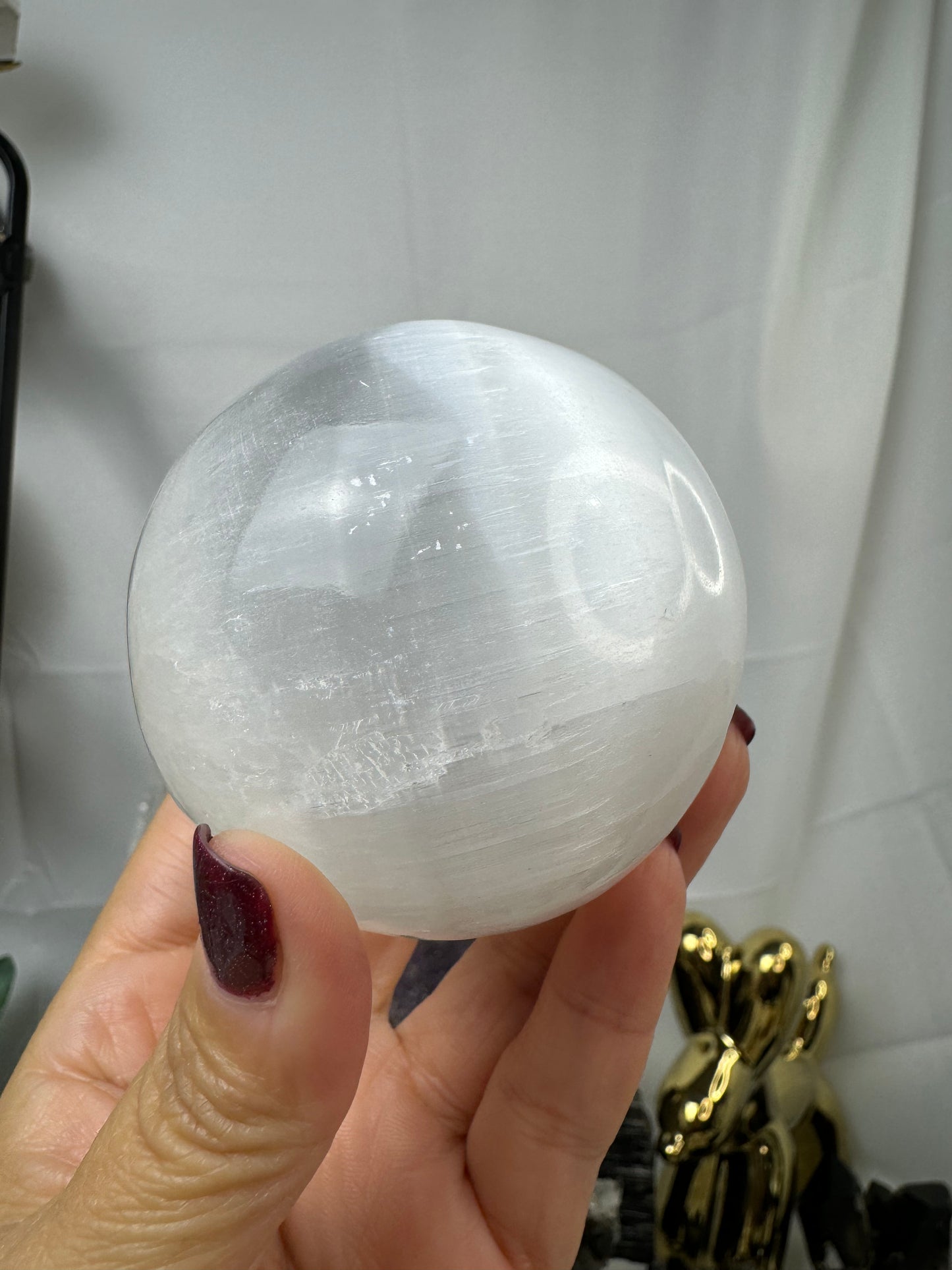 Selenite Sphere Crystal