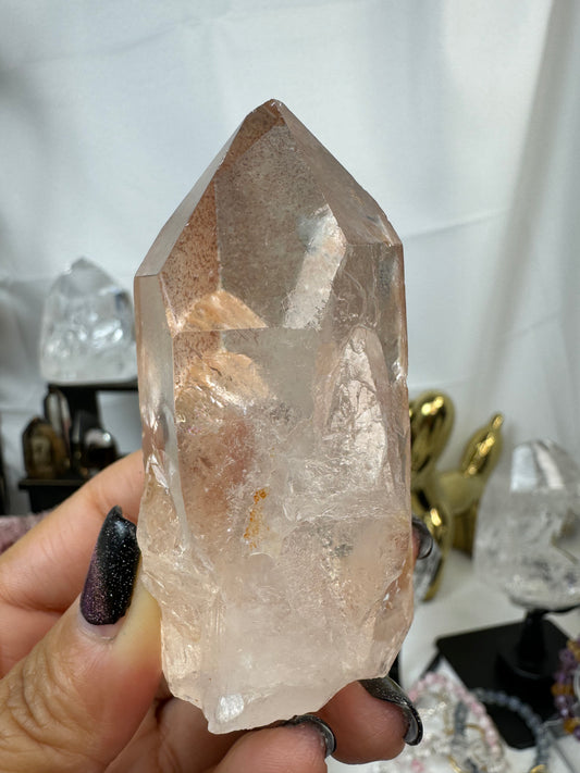 Pink Lithium Tower Crystal