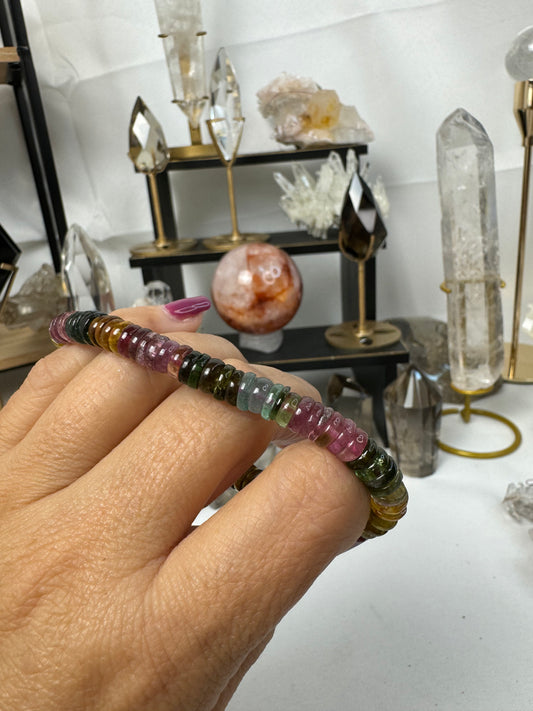 Watermelon Tourmaline Bracelet