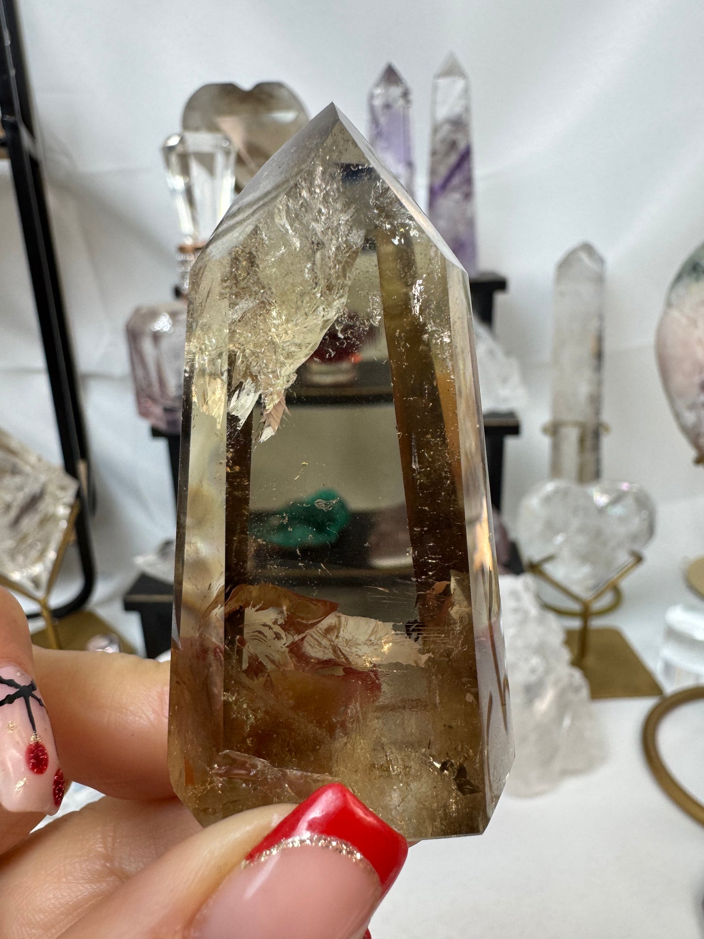 Natural Citrine Tower Crystal