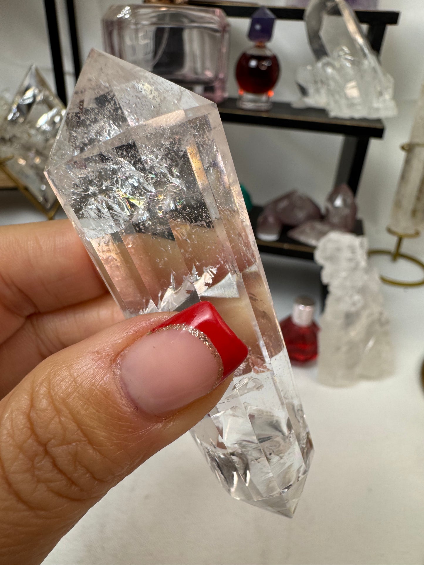 Clear Quartz Vogel Crystal