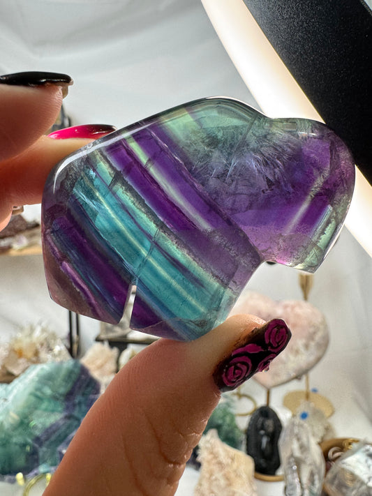 Durango Fluorite Buffalo Shaped Crystal