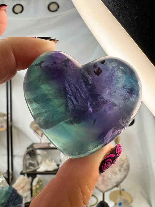 Durango Fluorite Heart Shaped Crystal
