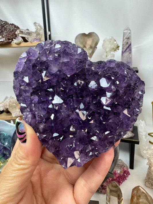 Amethyst Heart