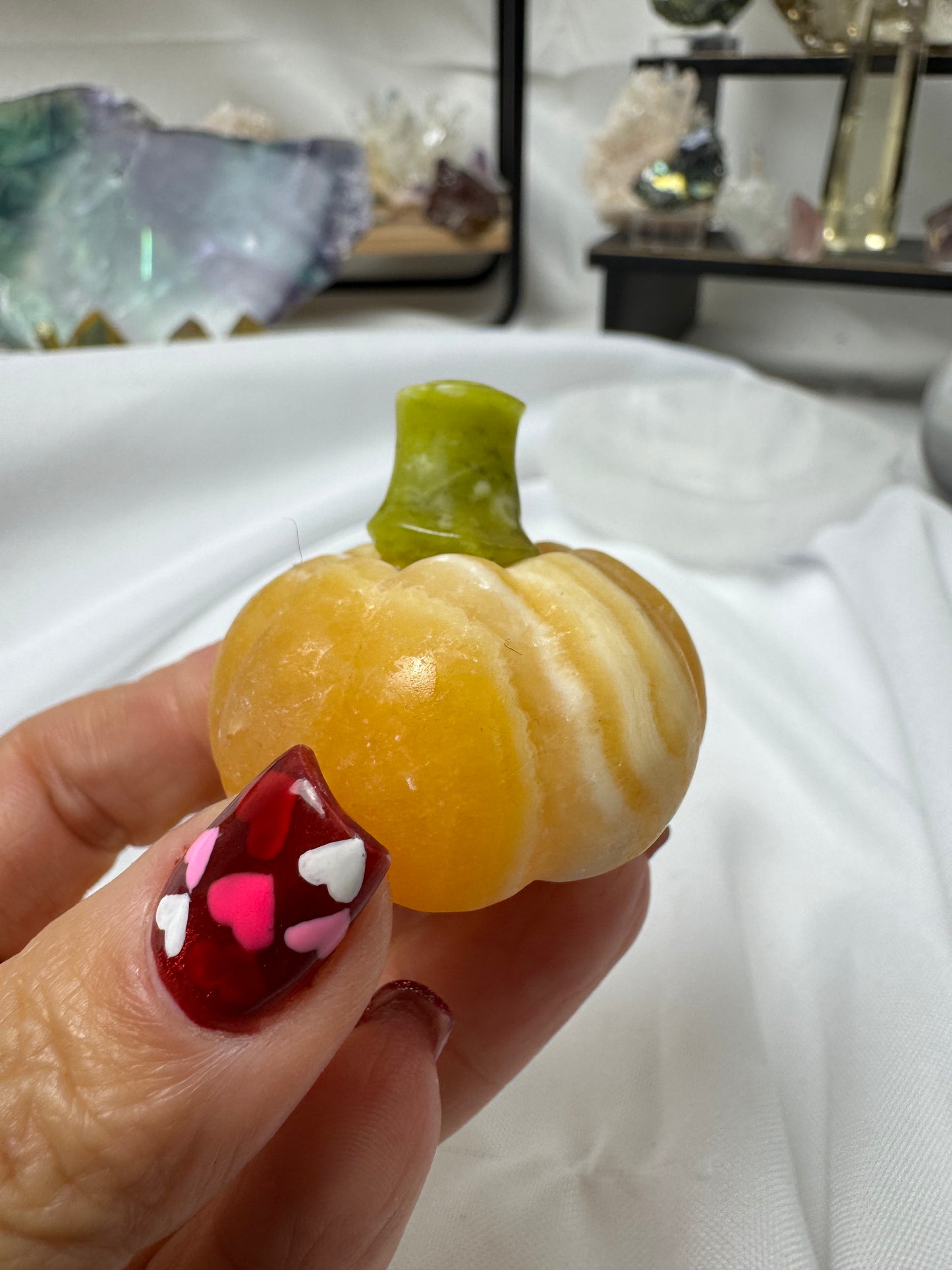 Small Orange calcite pumpkin