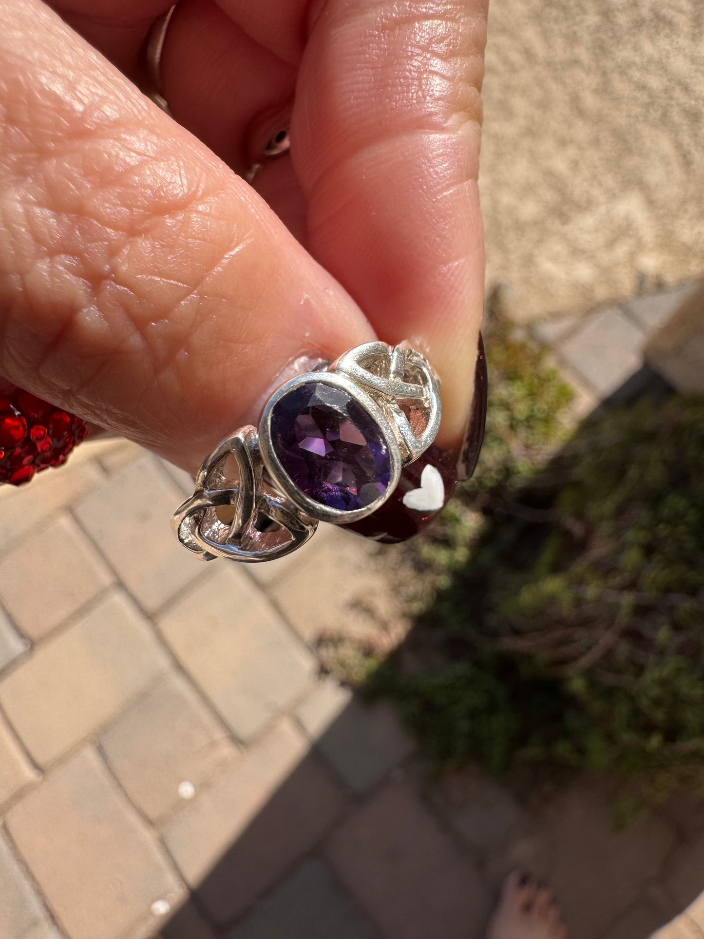 Sterling Amethyst Ring - Gem Show Live