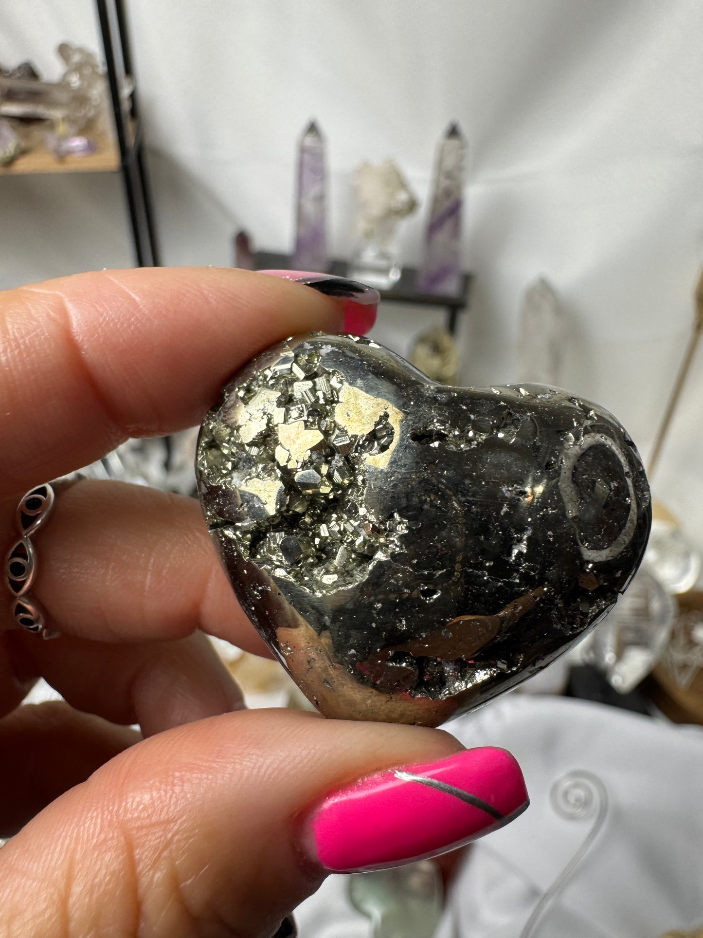 Pyrite Heart Small