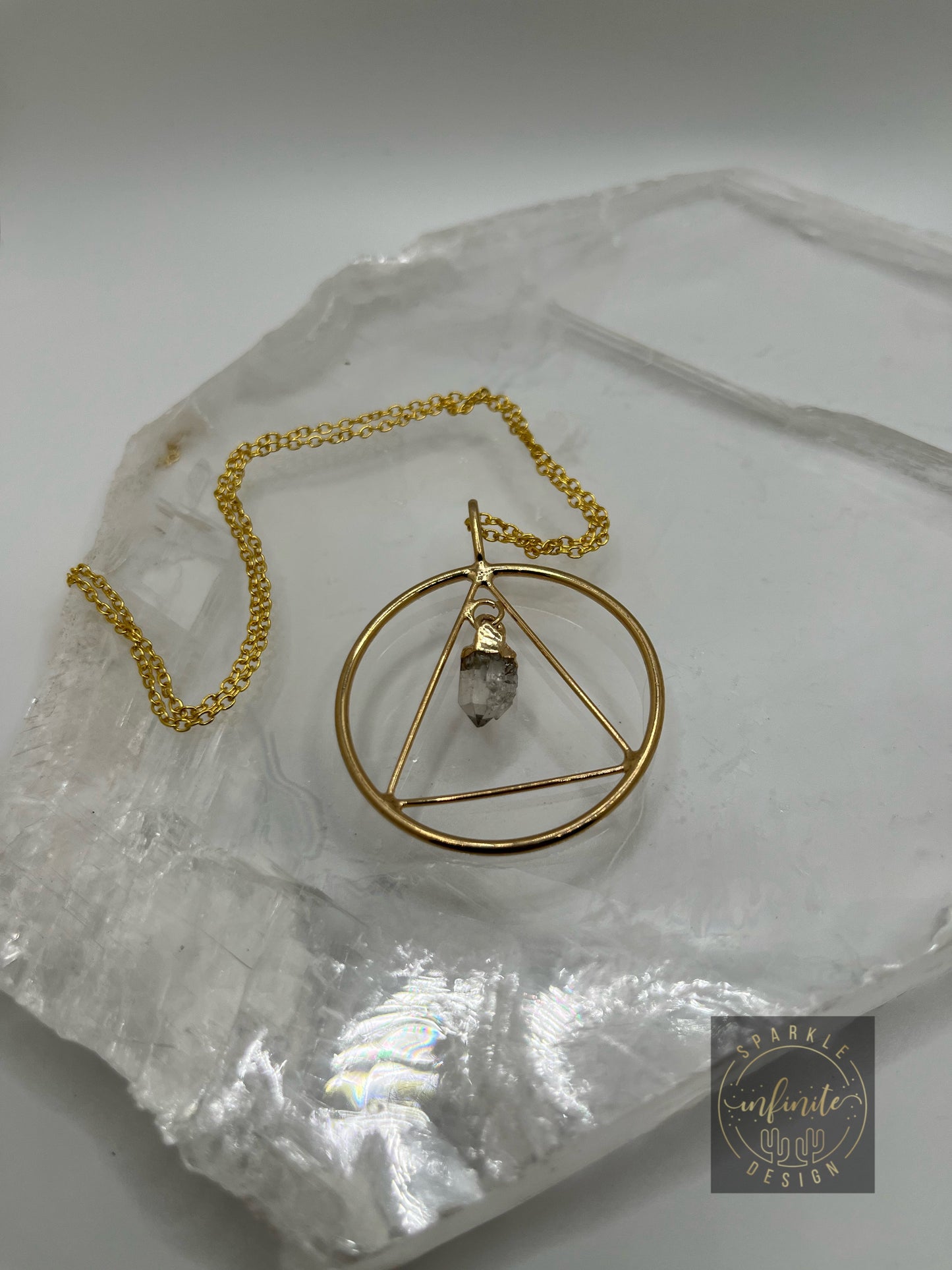 Geometric Pendant Necklaces