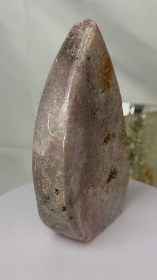 Pink Amethyst Flame Crystal