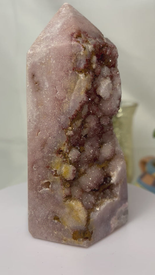 Pink Amethyst Statement Tower Crystal